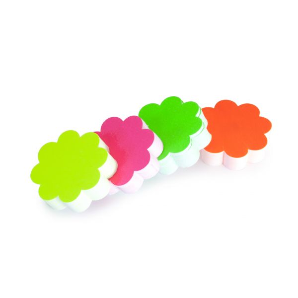 Fluorescent Flower Shape Card