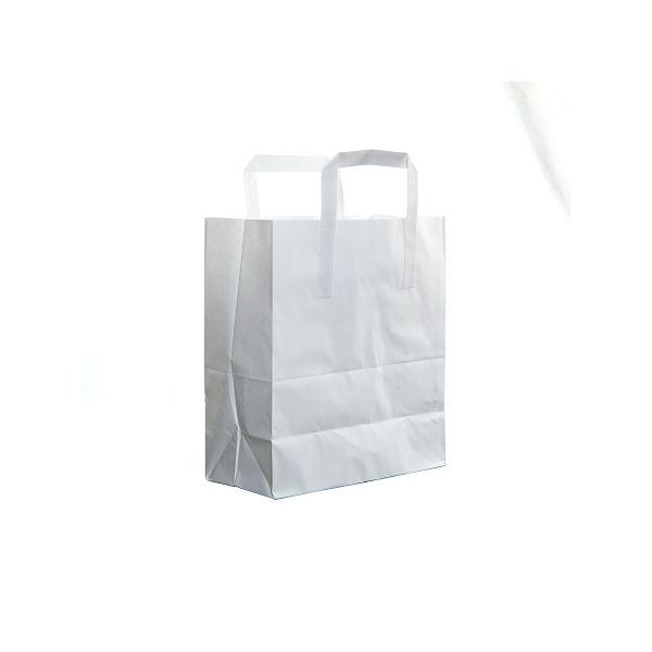 White Paper Carrier Bags