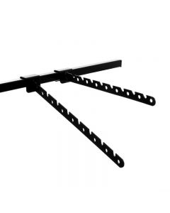 Black Slot Hanger Bracket