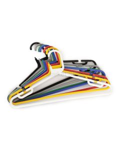 Rainbow Plastic Coat Hangers 